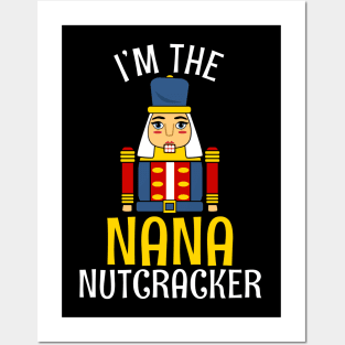 NANA Nutcracker Matching Family Christmas Posters and Art